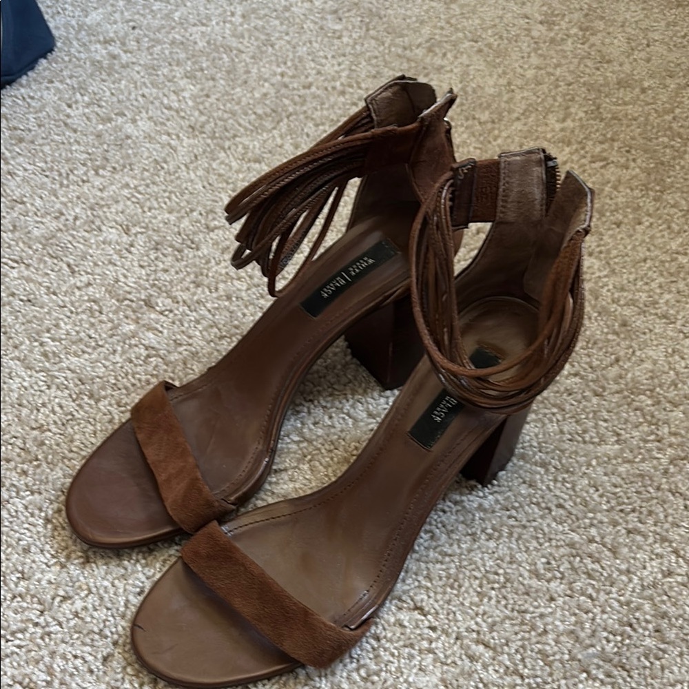 Steve Madden Brown Heeled Sandals